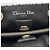 Christian Dior Diorissimo Tasche aus mittlerem metallischem Tweed mit Dior-Patch Dunkelblau - Ansicht 6