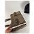 Vintage Gucci Monogram Handtasche Beige Braun - Ansicht 11