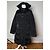Parka in piuma d'oca vintage Courreges nera 40/L Nero