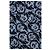 Pantalón casual de seda estampado floral azul Prada Negro - vista 6