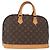 Louis Vuitton Alma Handtasche aus Monogramm-Canvas PM Braun