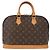 Louis Vuitton Alma Handtasche aus Monogramm-Canvas PM Braun - Ansicht 2