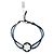 Bracciale Montblanc Star in raso blu e argento 925