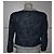 Blazer Elie Tahari Blanco y Azul Algodón Lino - vista 4