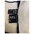 Chanel XL Elfenbein Schwarz Kaschmir Doppel CC Schal Tuch Beige - Ansicht 10