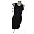 Diane Von Furstenberg Black Wool Blend Dress
