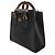 Borsa Diana Small in pelle di vitello testurizzata nera e grigia polverosa Gucci con web. Nero - vista 3