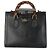 Borsa Diana Small in pelle di vitello testurizzata nera e grigia polverosa Gucci con web. Nero - vista 8