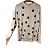 Strickpullover mit langen Ärmeln und Punkten von Moschino Boutique Mehrfarben