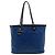 Chanel Blauer gesteppter Kaviar Shopping Fever Tote