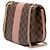 Louis Vuitton Marrone Damier Ebene Pelle Taurillon Wight - vista 2