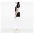 Borsa da shopping con catena e zip in tweed nero e resina Chanel - vista 7