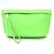 Clutch in pelle verde Salvatore Ferragamo