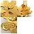 Orecchini a clip in metallo dorato Chanel Coco Mark D'oro - vista 5