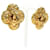 Orecchini in metallo dorato Chanel Coco Mark D'oro - vista 2