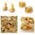 Orecchini in metallo dorato Chanel Coco Mark D'oro - vista 4