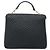 Vintage Handtasche Bally aus gestepptem Leder Marineblau - Ansicht 2