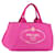 Prada Canapa Tote aus Canvas Medium Pink