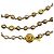 Collana Lunga Chanel in Oro con Perla Finta e Strass D'oro - vista 4