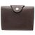 Billetera Compacta Galop de la Ilíada Hermès Castaño - vista 2