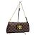 Borsa a spalla Eva Louis Vuitton in Damier Ebene Marrone