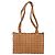 Borsa a spalla MCM Visetos in PVC Marrone - vista 2