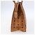 Borsa a spalla MCM Visetos in PVC Marrone - vista 4