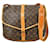 Louis Vuitton Saumur Handbag Monogram Canvas 35 Brown Cloth  ref.2649195