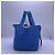 Borsa Hermès Picotin Lock 18 in pelle Clemence blu - vista 9