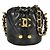 CHANEL Mini Borsa a Spalla Matelassé con Catena Nero - vista 2