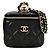 Pochette Mini Catena Vanity Nera Chanel Nero - vista 2