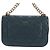 Chanel Chain Shoulder Bag Leather Blue - view 2