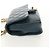 Chanel Chain Shoulder Bag Leather Blue - view 3