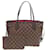 Borsa tote Louis Vuitton Neverfull PM Damier Cerise Marrone Fuschia