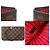 Borsa tote Louis Vuitton Neverfull PM Damier Cerise Marrone Fuschia - vista 10