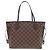 Borsa tote Louis Vuitton Neverfull PM Damier Cerise Marrone Fuschia - vista 2