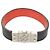 Pulsera charm reversible Damier Infini Louis Vuitton Negro Roja