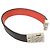 Pulsera charm reversible Damier Infini Louis Vuitton Negro Roja - vista 5