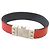 Pulsera charm reversible Damier Infini Louis Vuitton Negro Roja - vista 8