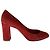 Escarpins Santoni en daim pourpre taille 41 Bordeaux Violet foncé