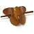 Accessorio per capelli Kanzashi Farfalla Comte de Faye Monogramma Louis Vuitton Bronzo