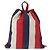Gucci Logo Drawstring Backpack Striped Canvas Large Blue - view 2