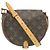 Borsa a Spalla Tambourine Monogram Louis Vuitton Marrone Monogramma