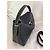 Borsa a mano Totême T-Lock in pelle granulata nera Nero - vista 3