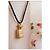 Collar Chanel Botella de Perfume N:5 Negro Dorado - vista 7