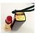 Collana Chanel con Pendente a Forma di Rossetto Nero e Oro D'oro - vista 10