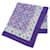 Sciarpa grande in cotone Monogram Louis Vuitton Multicolore Porpora  - vista 1