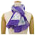 Sciarpa grande in cotone Monogram Louis Vuitton Multicolore Porpora  - vista 2