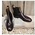 Botines Max Mara de charol marrón oscuro - vista 2