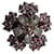 Autre Marque Spilla Fiore Strass Viola e Argento  - vista 1